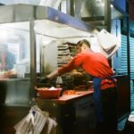 Der ultimative Guide zum Hähnchengrill in Hanau: So grillst du wie ein Profi Saftiger Hähnchengrill auf einem Holzkohlegrill am Mainufer in Hanau mit Blick auf die Brüder-Grimm-Stadt